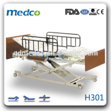 HEISS!!! Medco drei Funktionen Elektrische hölzerne Hauspflege Bett Krankenhausbett H301